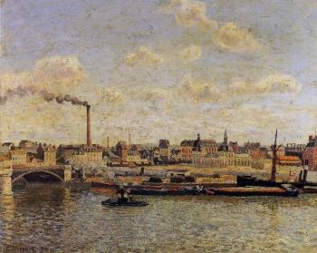 Camille Pissarro : Rouen, Saint-Sever, Afternoon